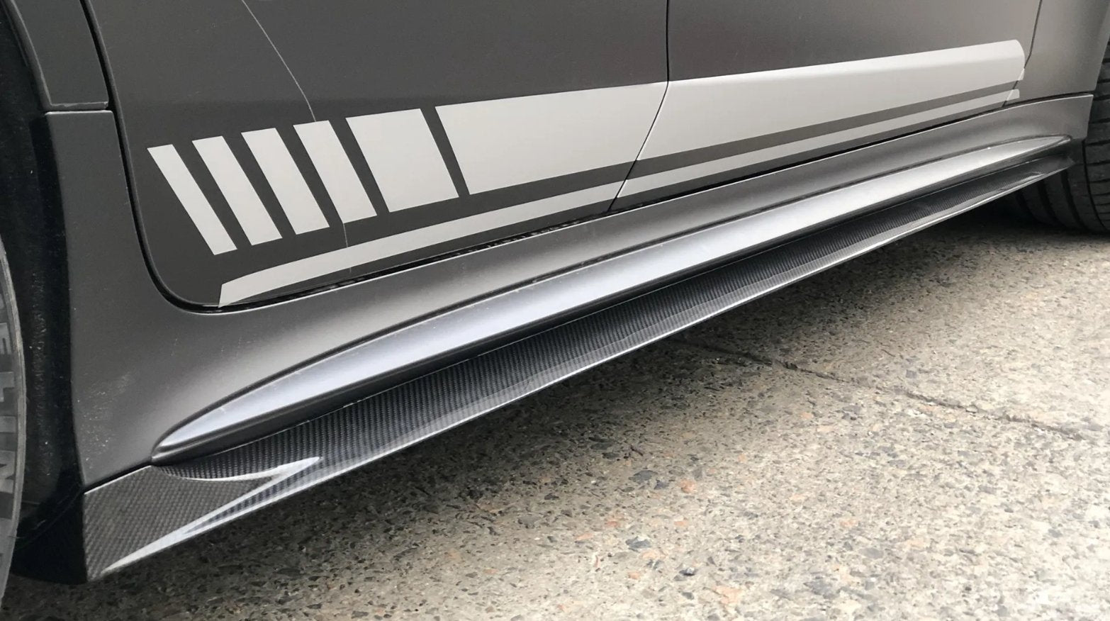 PAKTECHZ - MERCEDES BENZ AMG GT50 / GT53 DRY CARBON FIBRE SIDE SKIRTS - Aero Carbon UK