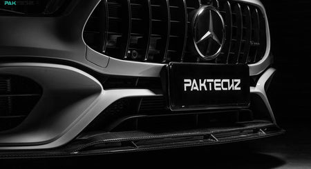 PAKTECHZ - MERCEDES BENZ CLA W118 DRY CARBON FIBRE FRONT LIP SPLITTER - Aero Carbon UK