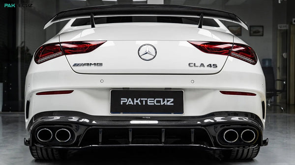 PAKTECHZ - MERCEDES BENZ CLA W118 DRY CARBON FIBRE REAR DIFFUSER