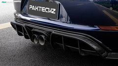 PAKTECHZ - PORSCHE CAYMAN / BOXSTER 718 DRY CARBON FIBRE REAR DIFFUSER - Aero Carbon UK