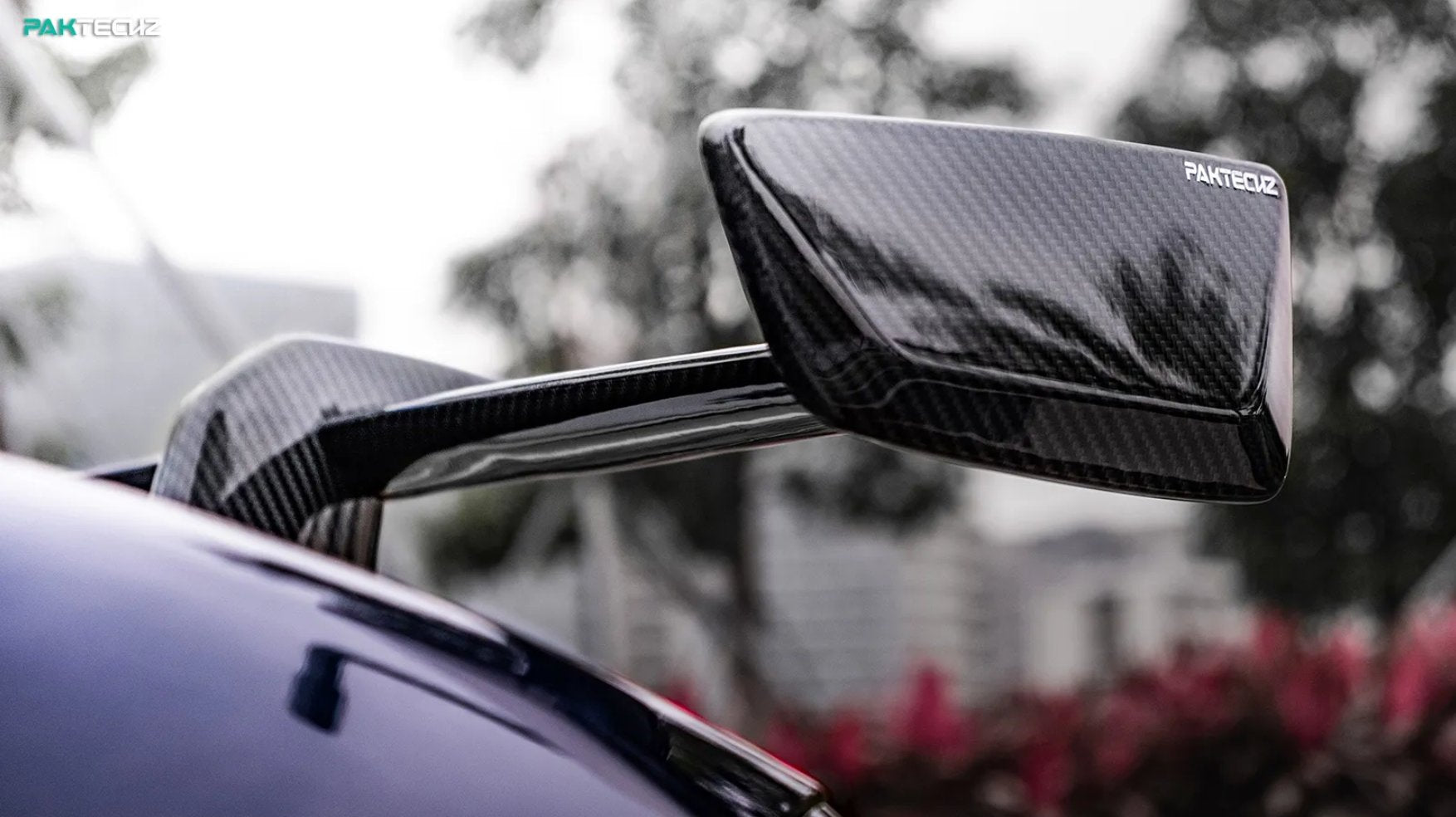 PAKTECHZ - PORSCHE CAYMAN / BOXSTER 718 DRY CARBON FIBRE REAR SPOILER - Aero Carbon UK