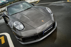 PAKTECKZ - PORSCHE 992 TURBO S DRY CARBON FIBRE BONNET HOOD - Aero Carbon UK