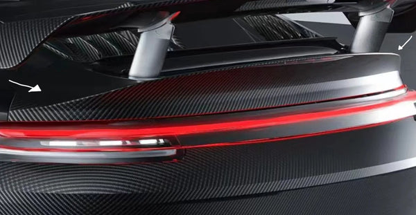 PAKTECKZ - PORSCHE 992 TURBO S DRY CARBON FIBRE REAR TAIL BASE