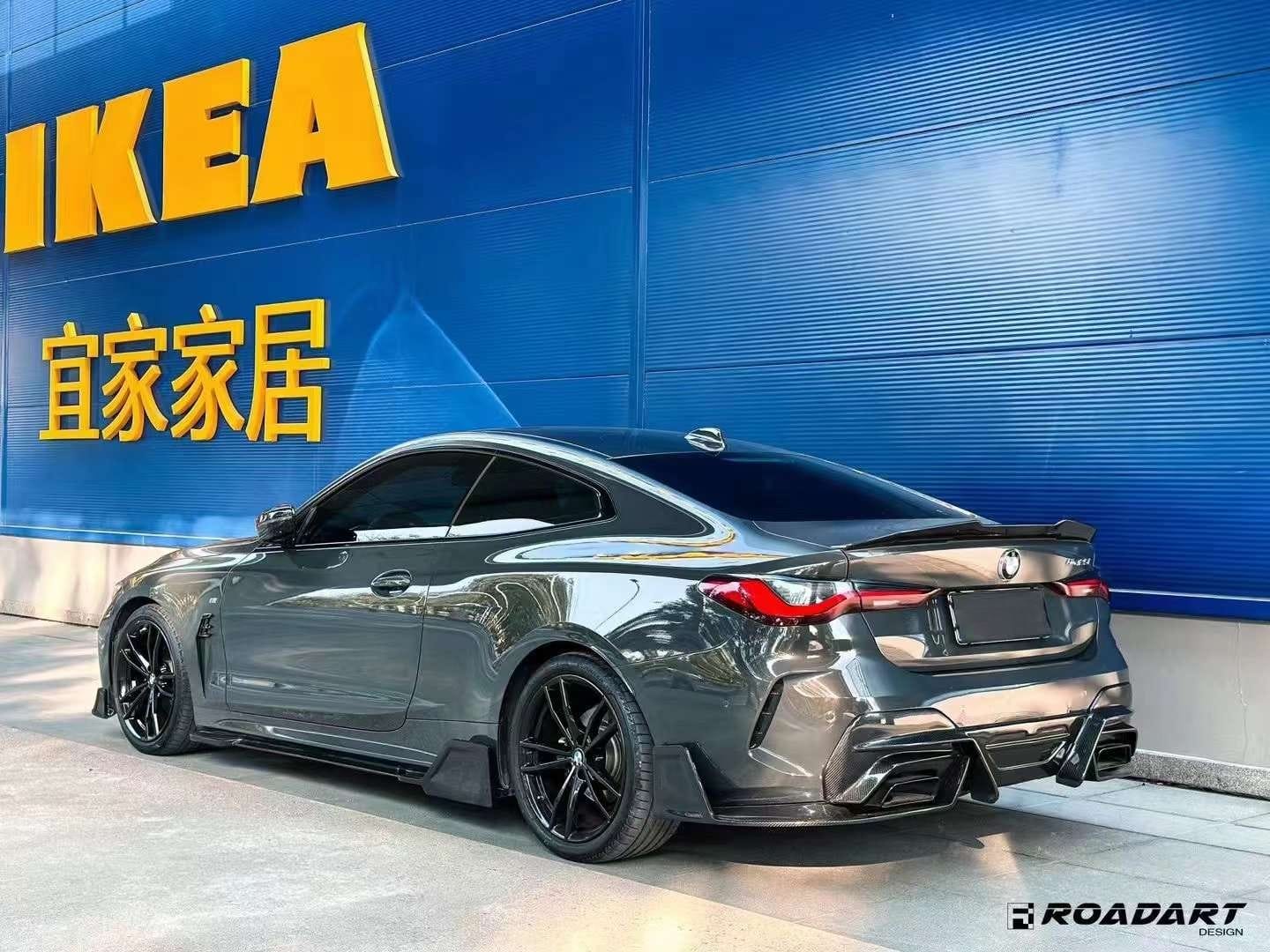 RA - BMW 4 SERIES G22 / G23 DRY CARBON FIBRE REAR DIFFUSER RA-4C – Aero ...