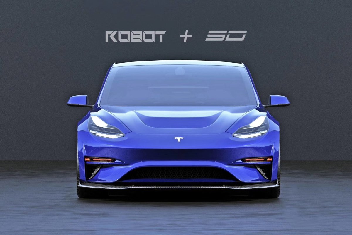 ROBOT - TESLA MODEL 3 CRYPTON HOOD BONNET - Aero Carbon UK