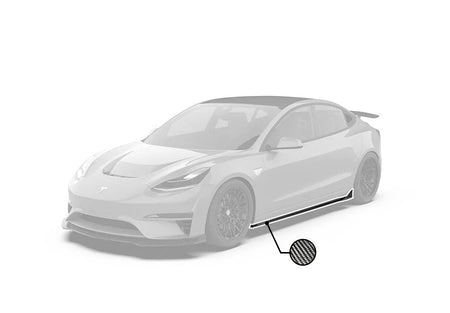 ROBOT - TESLA MODEL 3 CRYPTON SIDE SKIRTS - Aero Carbon UK