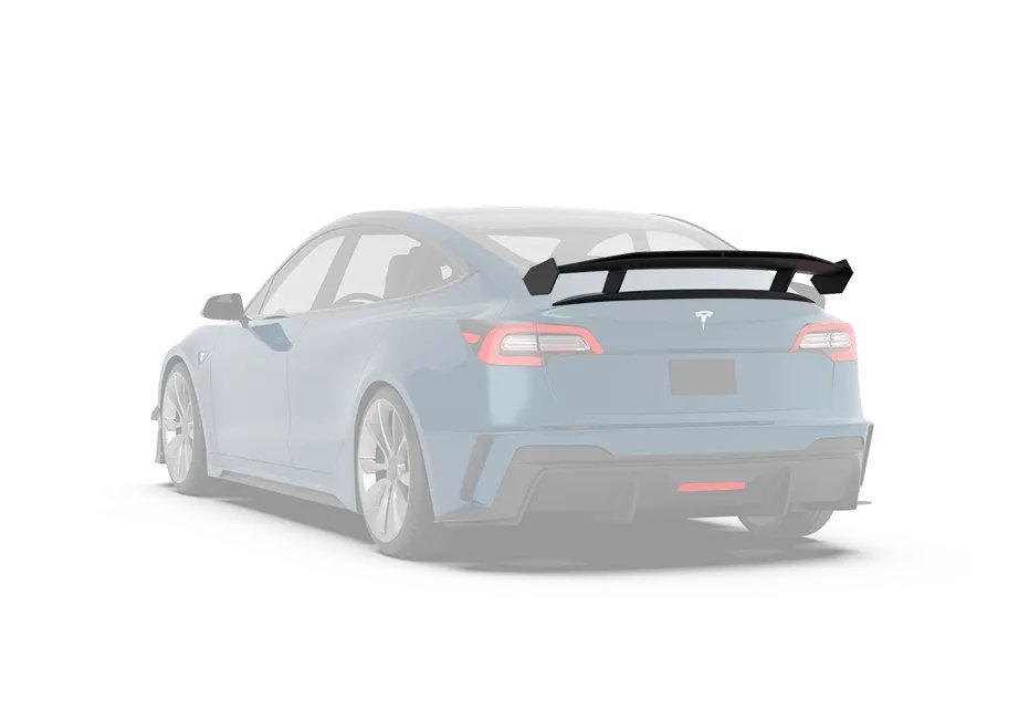 ROBOT - TESLA MODEL 3 HACKER DOUBLE DECKER REAR SPOILER WING V3 - Aero Carbon UK