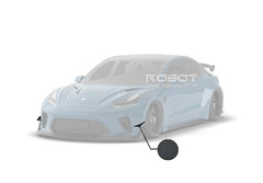 ROBOT - TESLA MODEL 3 HACKER WIDEBODY FRONT BUMPER CANARDS - Aero Carbon UK