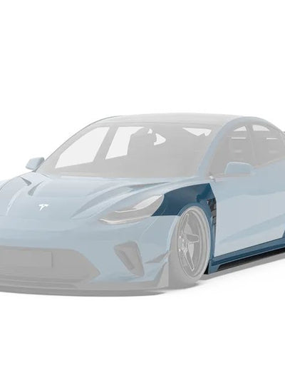 Tesla Model Y TMaxx Aero Sport Body Kit with Front and Rear Bumper Fascias  & Wing Spoiler