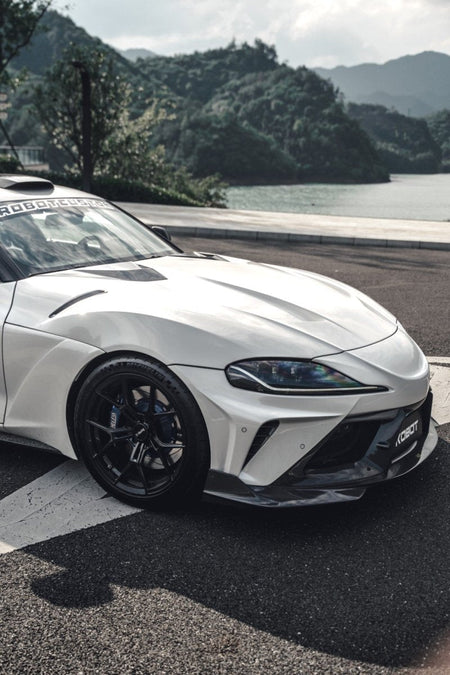 ROBOT - TOYOTA GR SUPRA "ALERION" NARROW BODY FRONT BUMPER & LIP - Aero Carbon UK