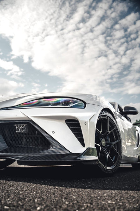 ROBOT - TOYOTA GR SUPRA "ALERION" NARROW BODY FRONT BUMPER & LIP - Aero Carbon UK