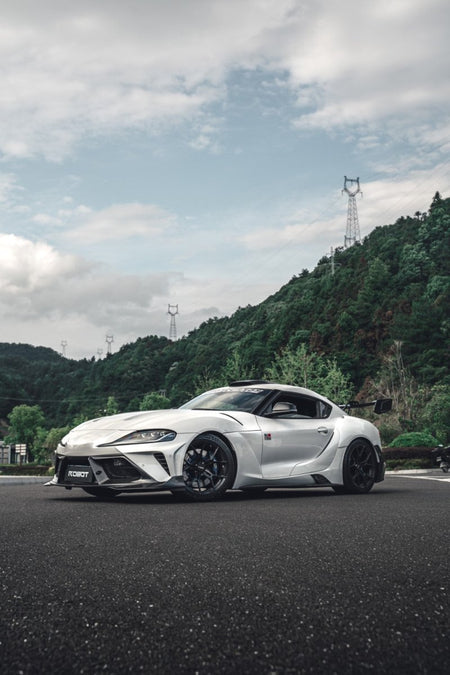 ROBOT - TOYOTA GR SUPRA "ALERION" NARROW BODY FRONT BUMPER & LIP - Aero Carbon UK