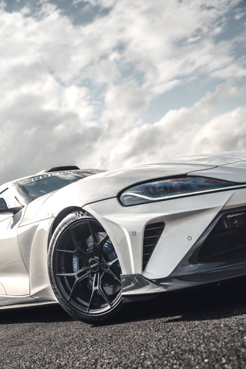 ROBOT - TOYOTA GR SUPRA "ALERION" NARROW BODY FRONT BUMPER & LIP - Aero Carbon UK