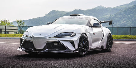 ROBOT - TOYOTA GR SUPRA "HYPERION" ACTIVE AERO ROOF SCOOP & REAR LOUVERS & GT WING - Aero Carbon UK