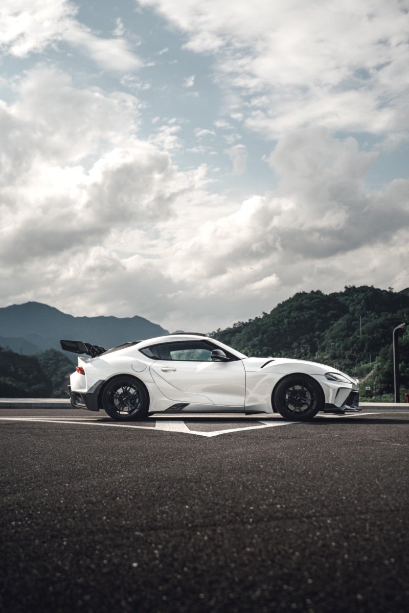 ROBOT - TOYOTA GR SUPRA "HYPERION" ACTIVE AERO ROOF SCOOP & REAR LOUVERS & GT WING - Aero Carbon UK