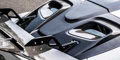 ROBOT - TOYOTA GR SUPRA "HYPERION" ACTIVE AERO ROOF SCOOP & REAR LOUVERS & GT WING - Aero Carbon UK