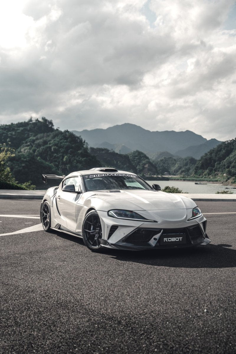 ROBOT - TOYOTA GR SUPRA "HYPERION" NARROW BODY FENDERS & SIDE SKIRTS & WHEEL ARCHES - Aero Carbon UK