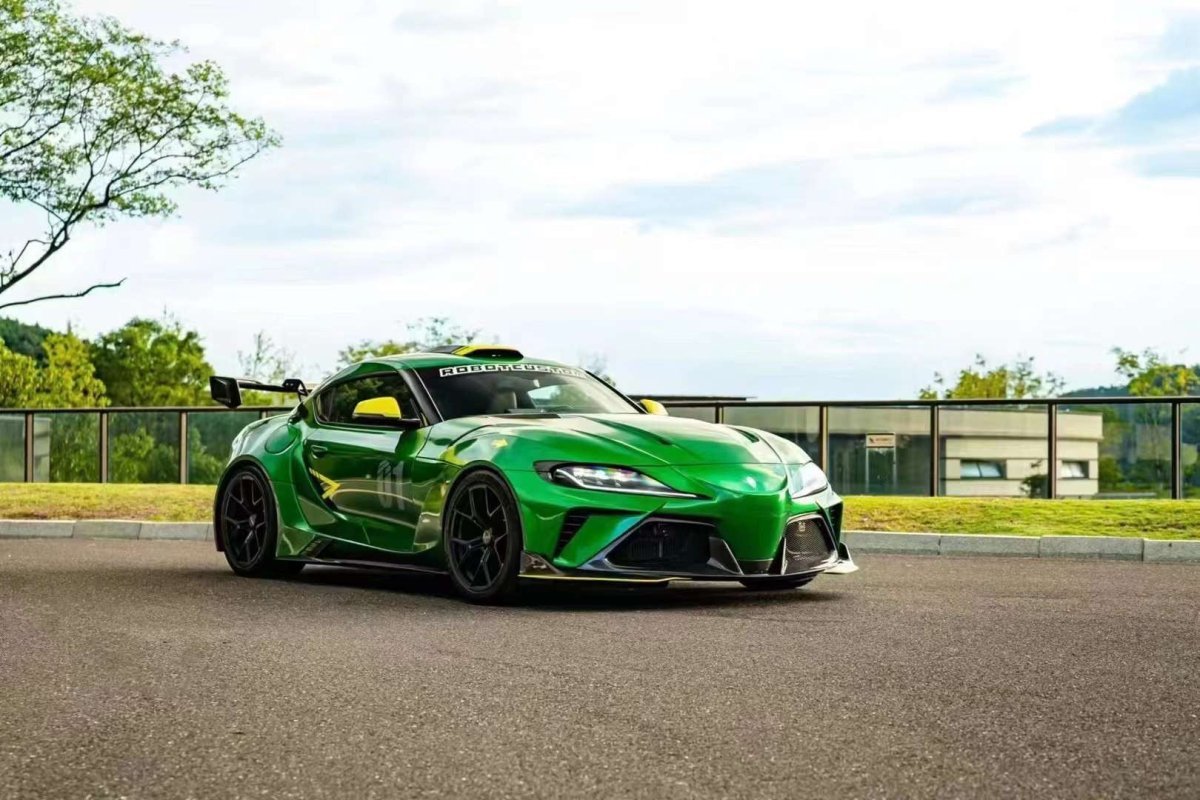 ROBOT - TOYOTA GR SUPRA "HYPERION" WIDEBODY FENDER FLARES WHEEL ARCHES & SIDE SKIRTS PACKAGE - Aero Carbon UK