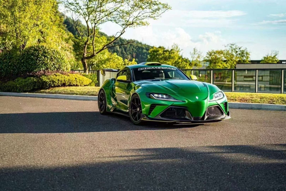 ROBOT - TOYOTA GR SUPRA "HYPERION" WIDEBODY FENDER FLARES WHEEL ARCHES & SIDE SKIRTS PACKAGE - Aero Carbon UK