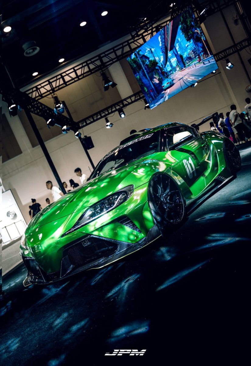 ROBOT - TOYOTA GR SUPRA "HYPERION" WIDEBODY FRONT BUMPER & LIP - Aero Carbon UK