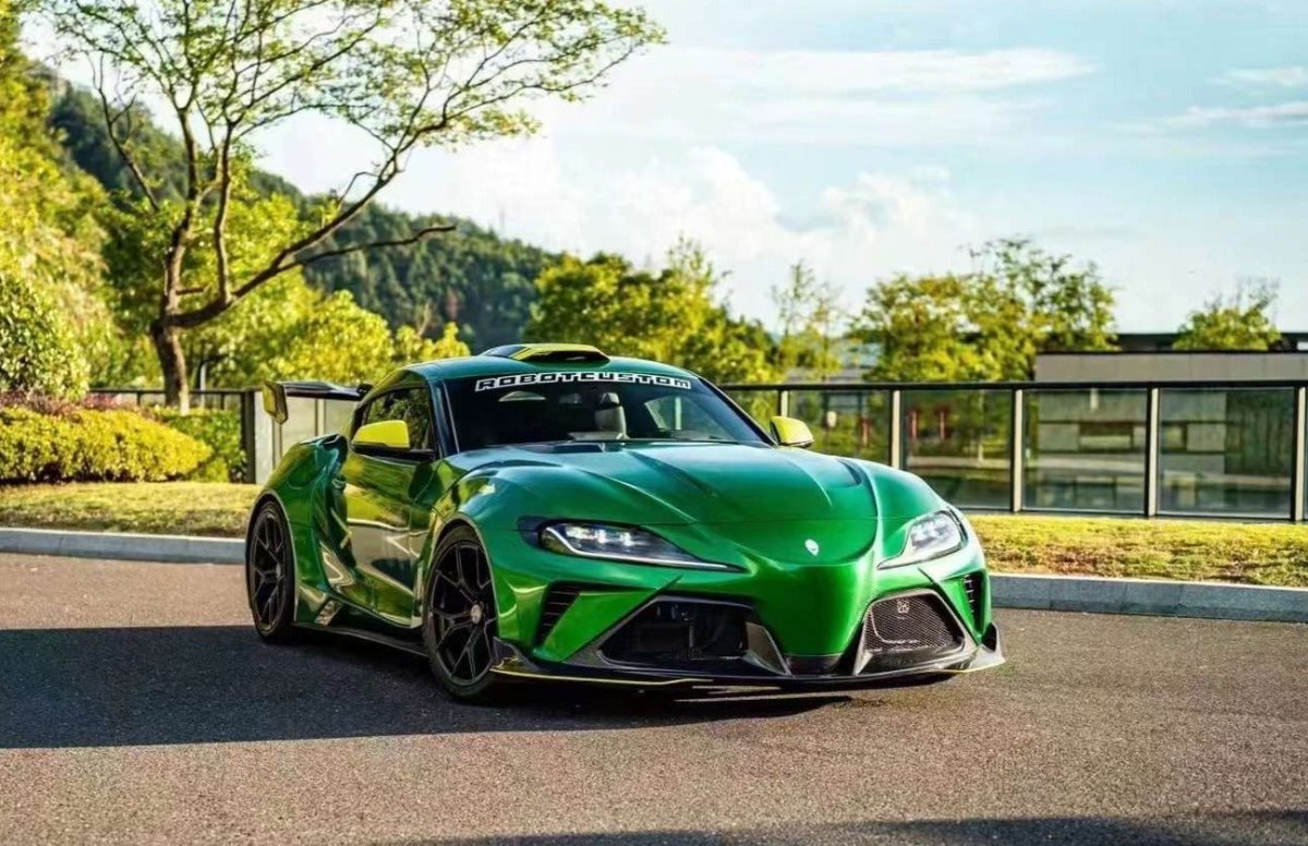 ROBOT - TOYOTA GR SUPRA "HYPERION" WIDEBODY HOOD BONNET - Aero Carbon UK