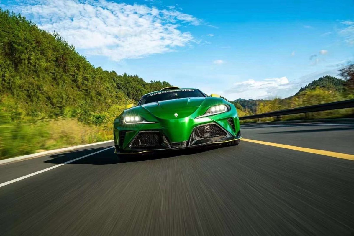 ROBOT - TOYOTA GR SUPRA "HYPERION" WIDEBODY HOOD BONNET - Aero Carbon UK