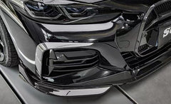 SOOQOO - BMW 4 SERIES G22 DRY CARBON FIBRE FRONT FOG LIGHT OVERLAYS - Aero Carbon UK