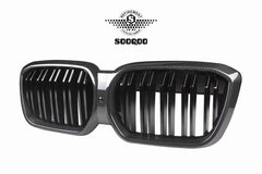 SOOQOO - BMW IX3 G08 DRY CARBON FRONT GRILLE - Aero Carbon UK