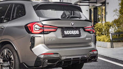 SOOQOO - BMW IX3 G08 DRY CARBON REAR MID SPOILER - Aero Carbon UK