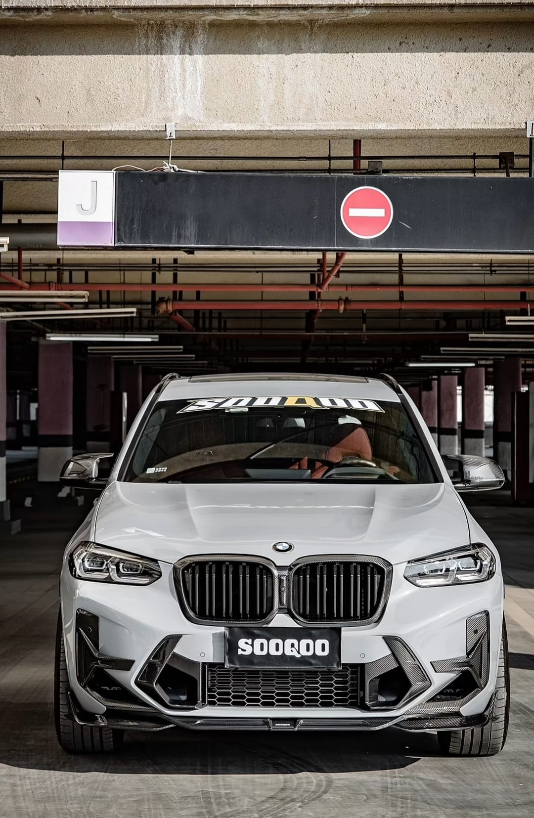 SOOQOO - BMW X3M F97 LCI DRY CARBON FIBRE FRONT AIR VENTS - Aero Carbon UK