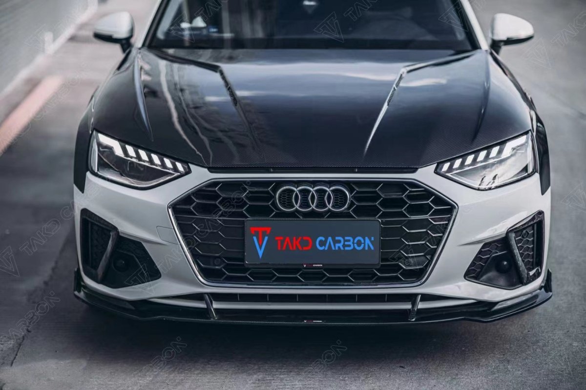 TAKD - AUDI A4 / S4 B9 B9.5 CARBON FIBRE HOOD / BONNET V2 - Aero Carbon UK