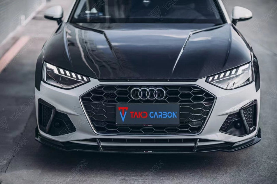 TAKD - AUDI A4 / S4 B9 B9.5 CARBON FIBRE HOOD / BONNET V2 - Aero Carbon UK