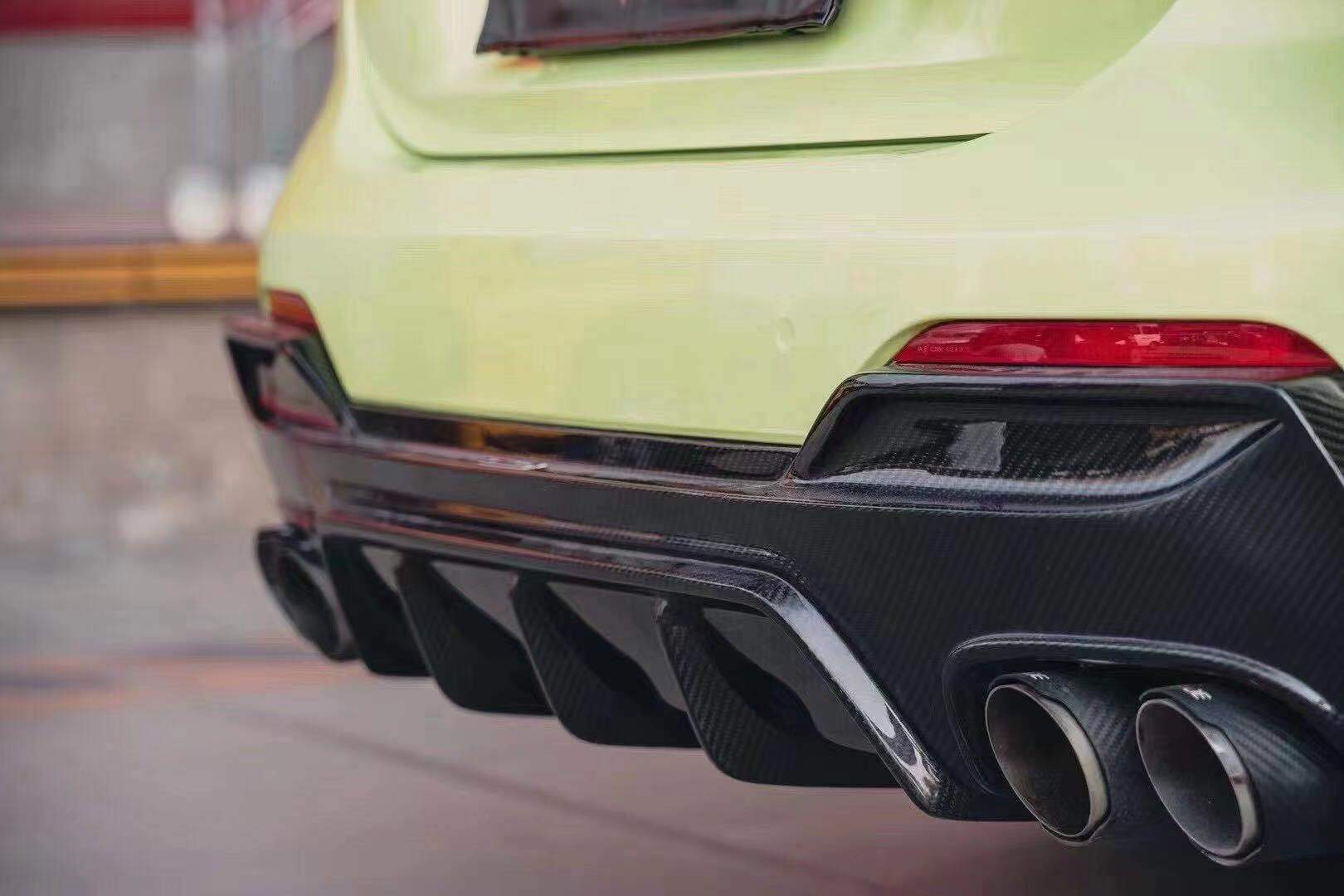 TAKD - BMW 4 SERIES G22 / G23 CARBON FIBRE REAR DIFFUSER - Aero Carbon UK