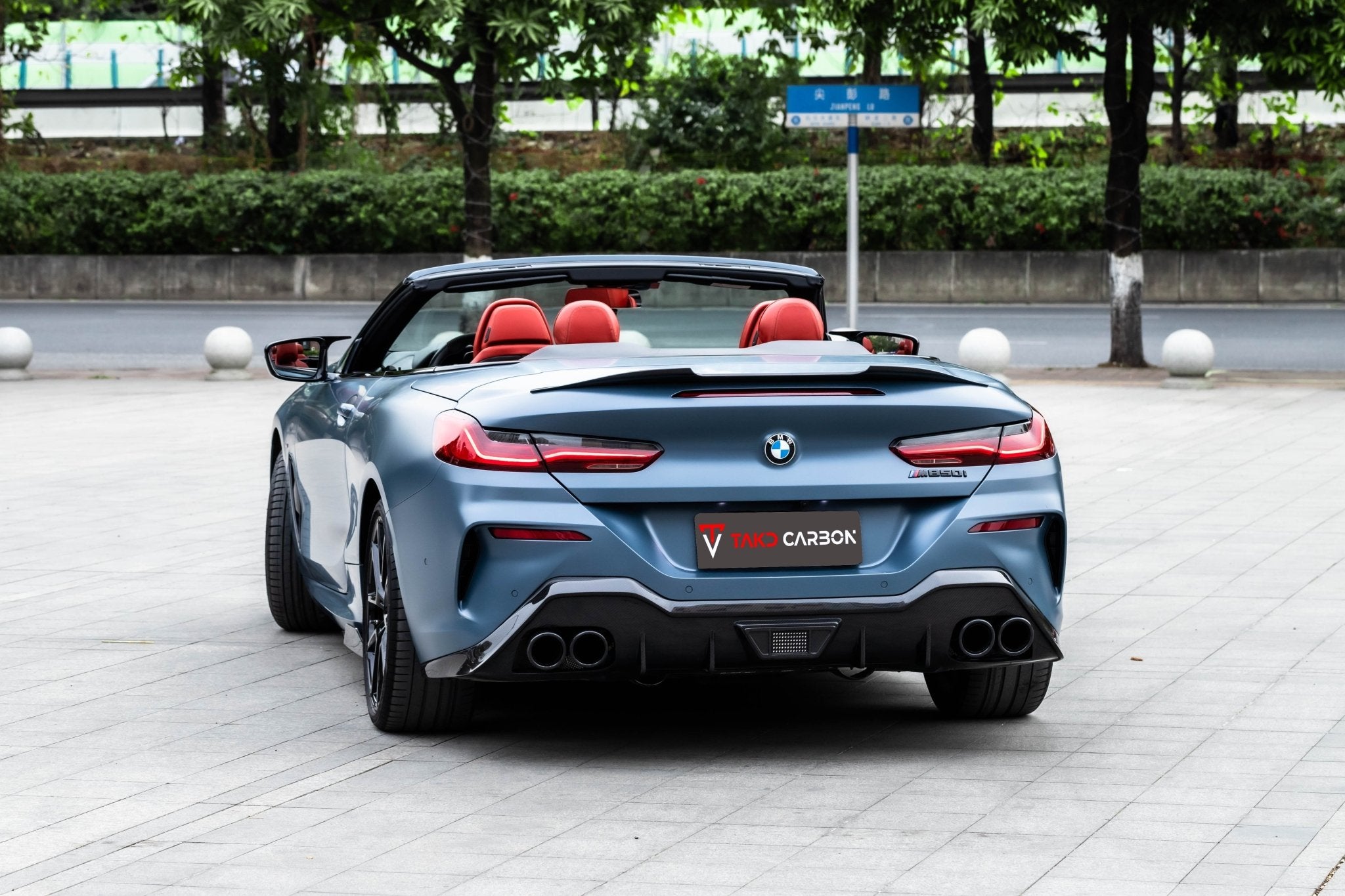 TAKD - BMW 8 SERIES G14 G15 CARBON FIBRE REAR DIFFUSER - Aero Carbon UK