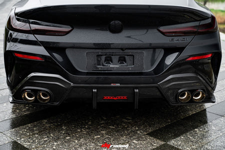 TAKD - BMW 8 SERIES G14 G15 G16 DRY CARBON FIBRE REAR DIFFUSER V1 - Aero Carbon UK