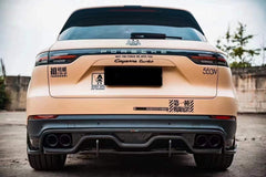 TAKD - PORSCHE CAYENNE 9Y0 DRY CARBON FIBRE REAR DIFFUSER - Aero Carbon UK