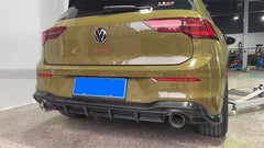 YISO - VOLKSWAGEN GOLF MK8 CARBON FIBRE REAR DIFFUSER - Aero Carbon UK