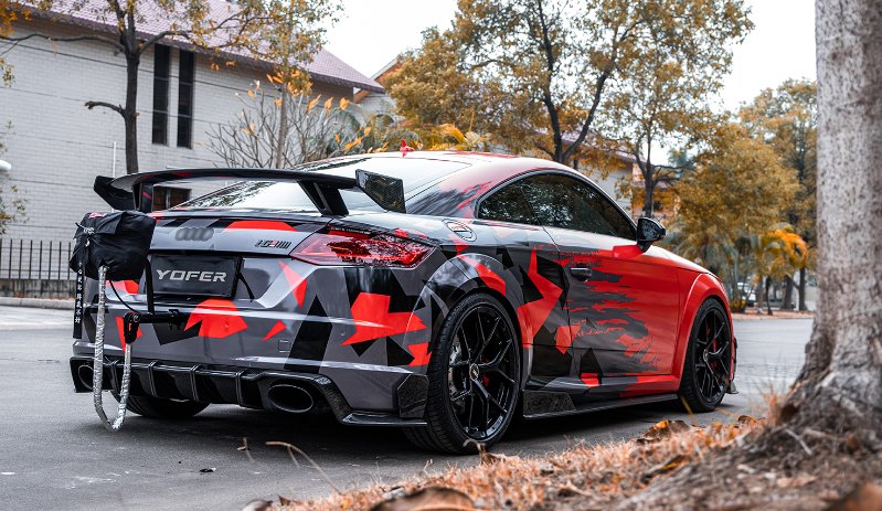 YOFER - AUDI TTRS CARBON FIBRE REAR WING SPOILER - Aero Carbon UK
