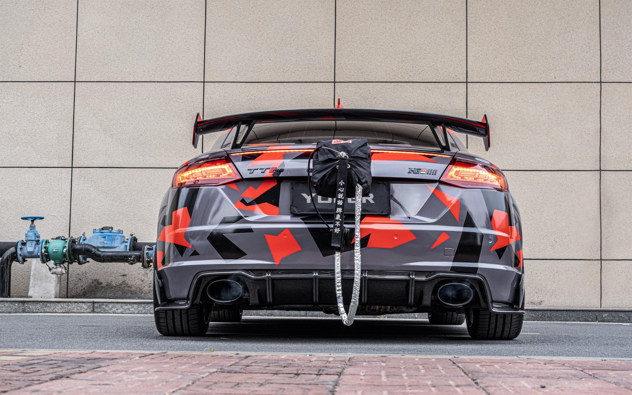 Ttrs Rear YOFER - AUDI TTRS CARBON FIBRE REAR WING SPOILER – Aero Carbon UK