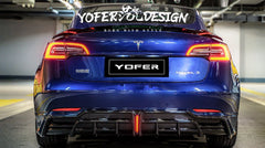 YOFER - TESLA MODEL 3 ABS PLASTIC REAR SPOILER - Aero Carbon UK