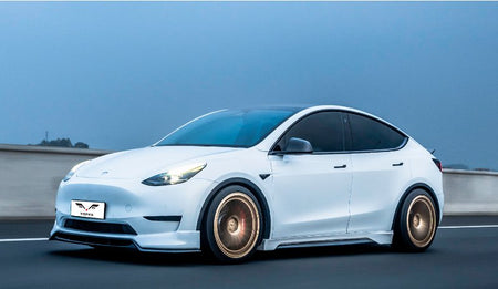 YOFER - TESLA MODEL Y PP PLASTIC FRONT LIP - Aero Carbon UK